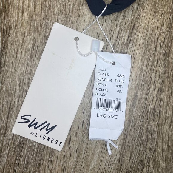 Womens NWT Swim by Lioness Pacsun Black One Piece Swimsuit - L - Picture 10 of 11